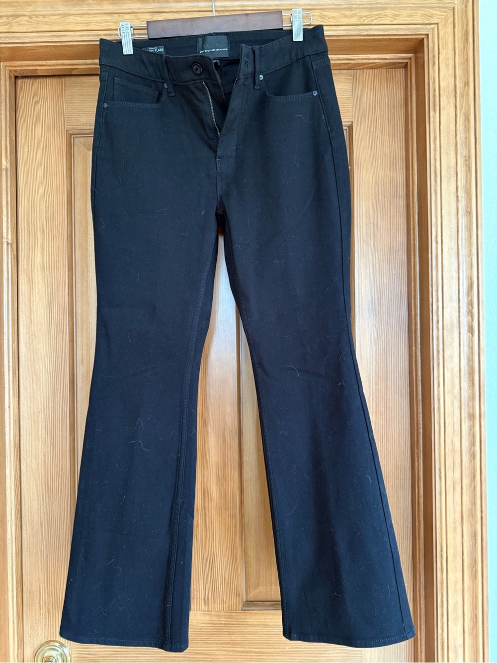 White House Black Market Black Flare Jeans